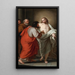 L'incrédulité de Saint Thomas - Giuseppe Bottani — gerahmtes Bild an der Wand