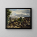 Die Mauer der Rue Royale in Montmartre - Giuseppe Canella — gerahmtes Bild an der Wand