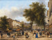 Paris, Blick auf das Théâtre des Variétés am Boulevard Montmartre - Giuseppe Canella — Ansicht des Kunstwerks
