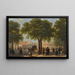 Promenade du Prado, Madrid - Giuseppe Canella — gerahmtes Bild an der Wand