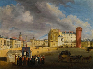 Turin, Blick auf die Piazetta Reale - Giuseppe Canella — Ansicht des Kunstwerks