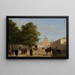 Ansicht des Konvents der Augustiner-Recollects, Madrid - Giuseppe Canella — gerahmtes Bild an der Wand