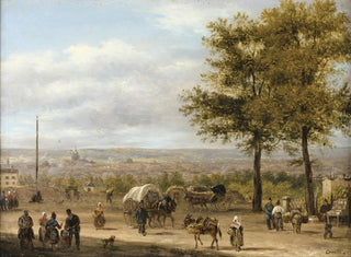 Vue des hauteurs de Paris - Giuseppe Canella — Ansicht des Kunstwerks