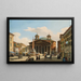 Vue du Panthéon, Rom - Giuseppe Canella — gerahmtes Bild an der Wand