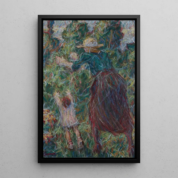 Schmetterlinge - Giuseppe Cominetti — gerahmtes Bild an der Wand