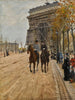 L'Arc de Triomphe Paris - Giuseppe De Nittis — Ansicht des Kunstwerks