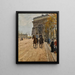 L'Arc de Triomphe Paris - Giuseppe De Nittis — gerahmtes Bild an der Wand