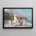 Szene von Capri - Giuseppe Giardiello — gerahmtes Bild an der Wand