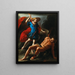 Saint Michel vainquant Lucifer - Giuseppe Marullo — gerahmtes Bild an der Wand