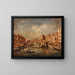 Venedig, die Rialto-Brücke - Giuseppe Ponga — gerahmtes Bild an der Wand