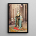 Gebet in der Moschee - Giuseppe Signorini — gerahmtes Bild an der Wand