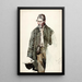 Studie eines alten Mannes - Giuseppe Signorini — gerahmtes Bild an der Wand