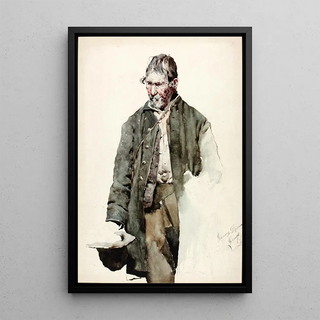 Giuseppe Signorini - Study of an Old Man.webp