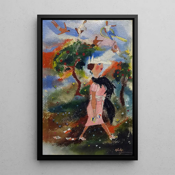 Auf dem Weg zu den Bermudas - Gladys Kleinman — gerahmtes Bild an der Wand