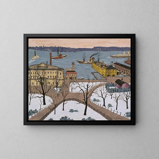 Parc Battery - Glenn O. Coleman — gerahmtes Bild an der Wand