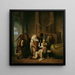 Gnomen am Zeh Bayerns - Moritz von Schwind — gerahmtes Bild an der Wand