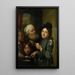 Jeder hat seinen Geschmack - Godfried Schalcken — gerahmtes Bild an der Wand