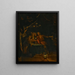 Die Verrat Judas - Godfried Schalcken — gerahmtes Bild an der Wand