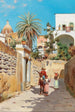 Eine Sommerallee in Capri - Goffredo Sinibaldi Paolucci — Ansicht des Kunstwerks