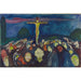 Reproduktion des Gemäldes Golgatha - Edvard Munch