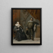 Portrait eines Mannes und einer Frau - Gonzales Coques — gerahmtes Bild an der Wand