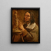 Ansicht - Gonzales Coques — gerahmtes Bild an der Wand