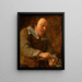 Touche - Gonzales Coques — gerahmtes Bild an der Wand