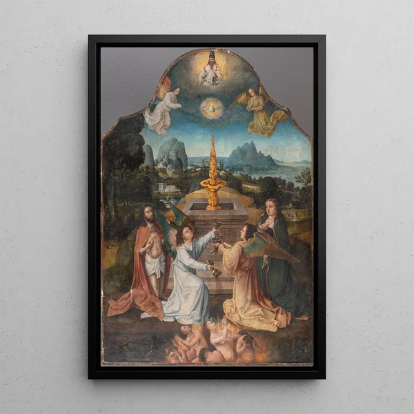 Fons Pietatis - Goswin van der Weyden — gerahmtes Bild an der Wand