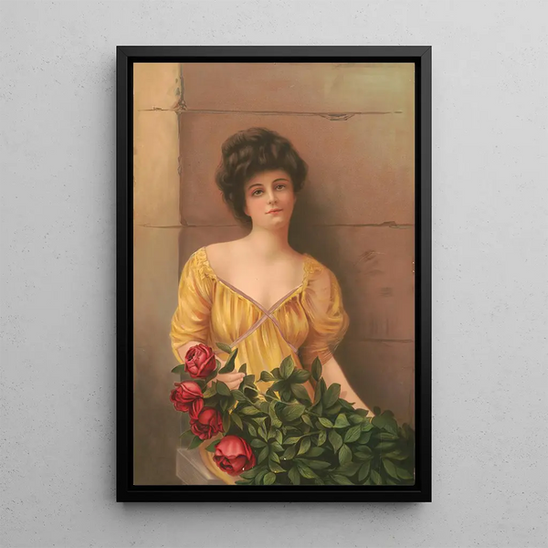 Schönheit amerikanisch - Gotham Litho Co — gerahmtes Bild an der Wand