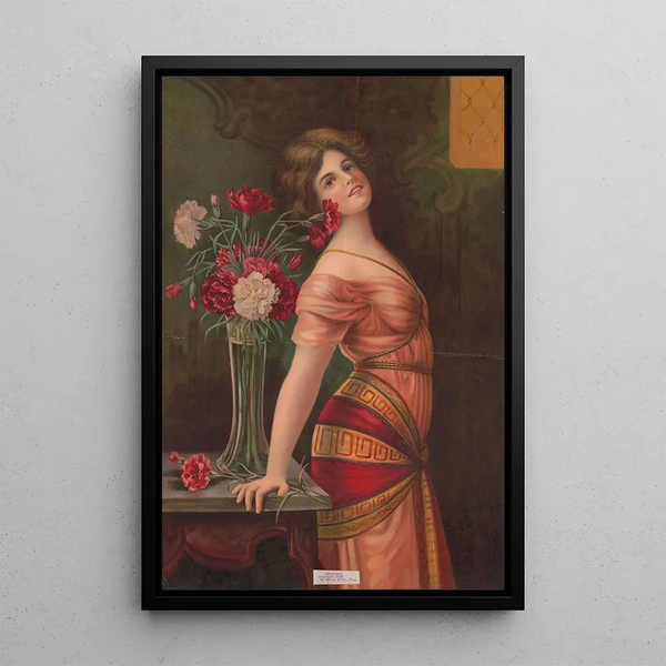 Nelken - Gotham Litho Co — gerahmtes Bild an der Wand