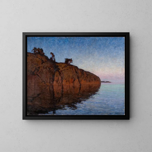 Au crépuscule - Gottfrid Kallstenius — gerahmtes Bild an der Wand