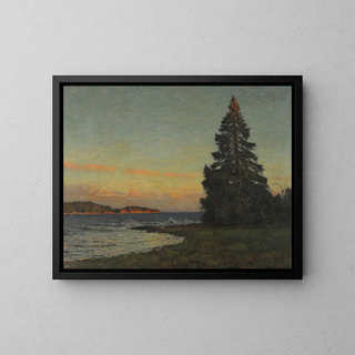Der Tannenbaum - Gottfrid Samuel Nickolaus Kallstenius — gerahmtes Bild an der Wand