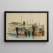 Schlepper auf hoher See im Hafen - Gottfried Graf — gerahmtes Bild an der Wand
