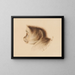 Affe - Gottfried Mind — gerahmtes Bild an der Wand