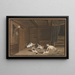 La Guerre aux rats - Gottfried Mind — gerahmtes Bild an der Wand