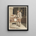 Der Berner Milchmann - Gottfried Mind — gerahmtes Bild an der Wand