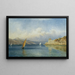 Der Leuchtturm von Prestenizza auf der Insel Cherso - Gottfried Seelos — gerahmtes Bild an der Wand