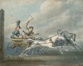 Offizier auf dem Weg nach Hause - Gottlob Alexander Sauerweid — Ansicht des Kunstwerks