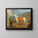 Das Pferd von Napoleon - Gottlob Alexander Sauerweid — gerahmtes Bild an der Wand