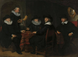 Govert Flinck - Four Governors of the Arquebusiers Civic Guard Amsterdam 1642.webp