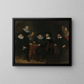 Govert Flinck - Four Governors of the Arquebusiers Civic Guard Amsterdam 1642.webp