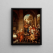 L'incorruptible Konsul Marcus Curius Dentatus - Govert Flinck — gerahmtes Bild an der Wand