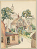 Provincetown-Gemälde mit seinem morgendlichen Nebel - Grace V. Kelly — Ansicht des Kunstwerks