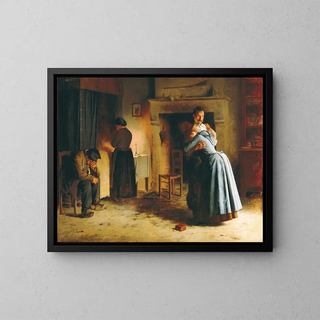 Der Heimkehr - Graciano Mendilaharzu — gerahmtes Bild an der Wand