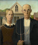 Amerikanisches gotisches Gemälde - Grant Wood — Ansicht des Kunstwerks