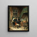 Die Kunstkritiker - Gérard Portielje — gerahmtes Bild an der Wand