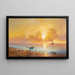 Sonnenuntergang an der Schwarzmeerküste - Grigori Ivanowitsch Kapustin — gerahmtes Bild an der Wand