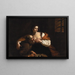 Caritas Romana - Guercino — gerahmtes Bild an der Wand