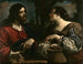 Der Christus und die Samariterin - Guercino — Ansicht des Kunstwerks