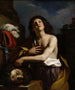 David mit dem Kopf Goliaths - Guercino — Ansicht des Kunstwerks